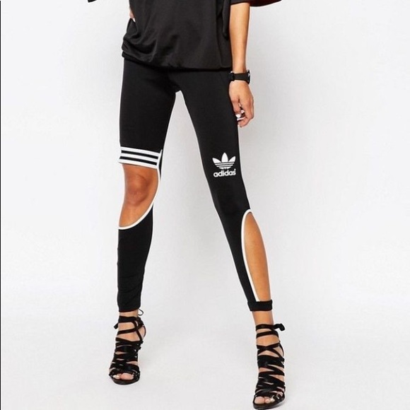 rita ora adidas cut out leggings